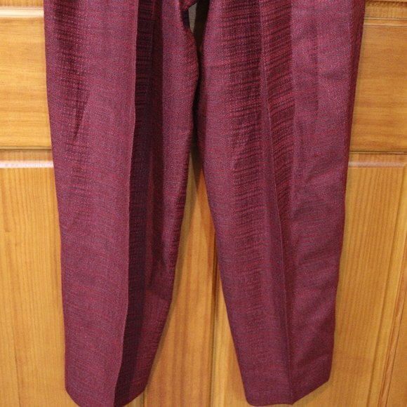 Alice Berry Vintage Red Oversize Doleman 80s Pant Suit Blazer Set Medium - Picture 15 of 16